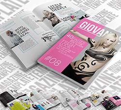 indesign模板－商业杂志(通用型)：Indesign Magazine Template